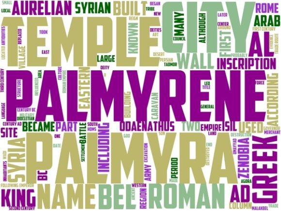 Palmira Wordart Background