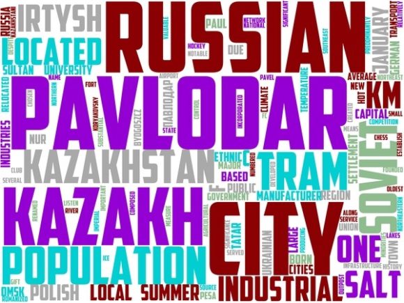 Pavlodar Wordart Sticker