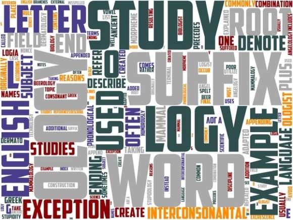 Photogeomorphology Wordart Sticker