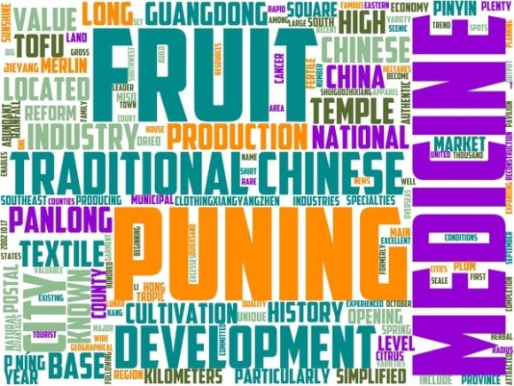 Puning Wordart Print: Hand-Drawn Colorful Wordclouds for Real Creative Projects
